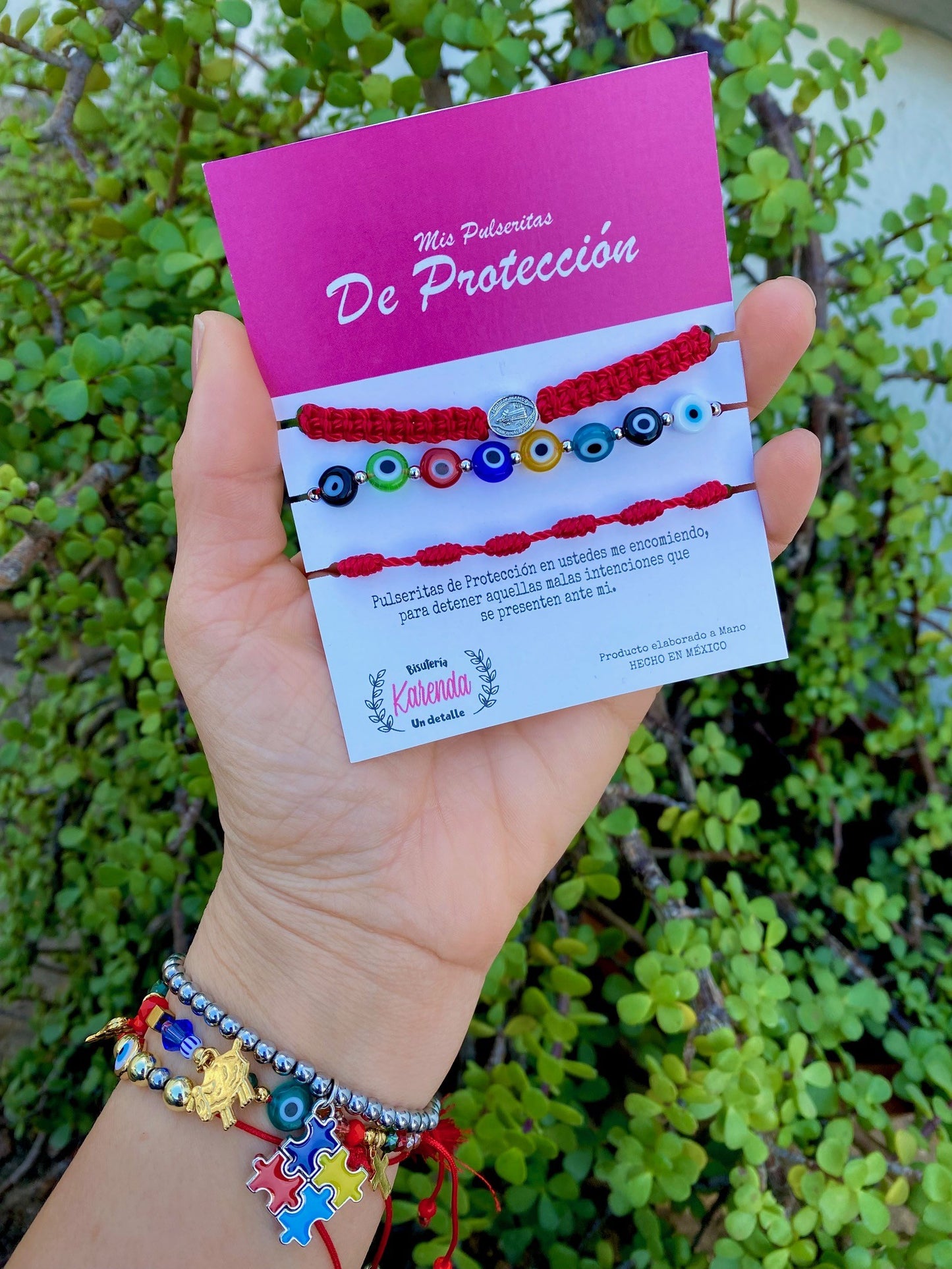 KD090763- Set de 3 Pulseras de Protección